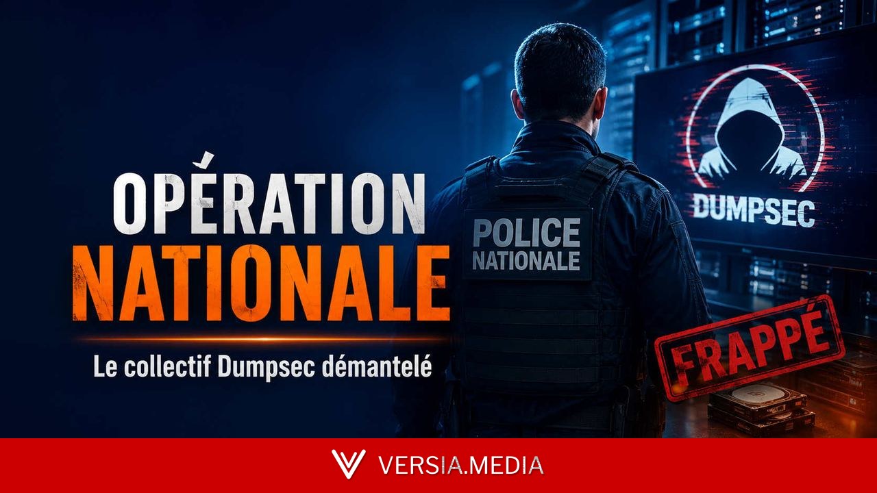 Dumpsec : sept suspects interpellés en France — Cybersecurity | Versia.media