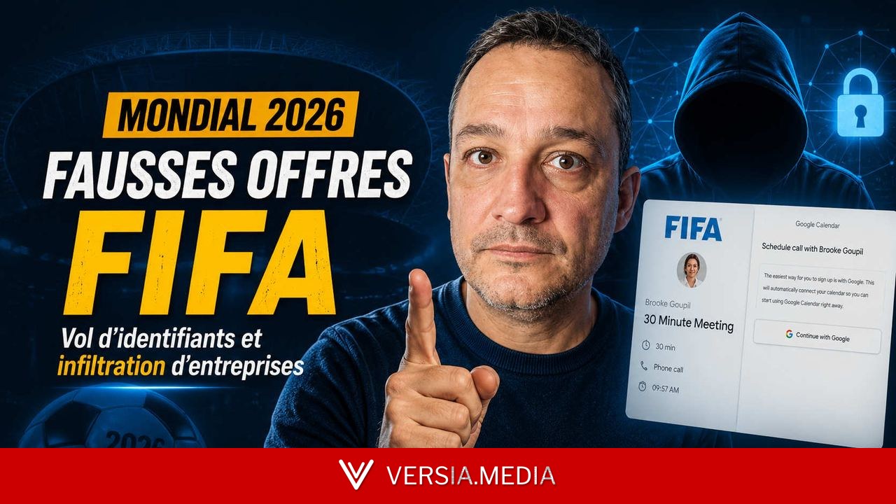 Faux recrutements FIFA : le piège vole les accès — Cybersecurity | Versia.media